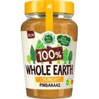 Whole earth Crunchy 100% pindakaas