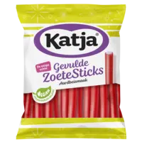 Katja Gevulde zoete sticks aardbei