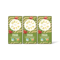Delicata Reep matcha aardbei witte chocolade 3-pk