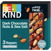 Be-kind Notenreep dark chocolate zeezout