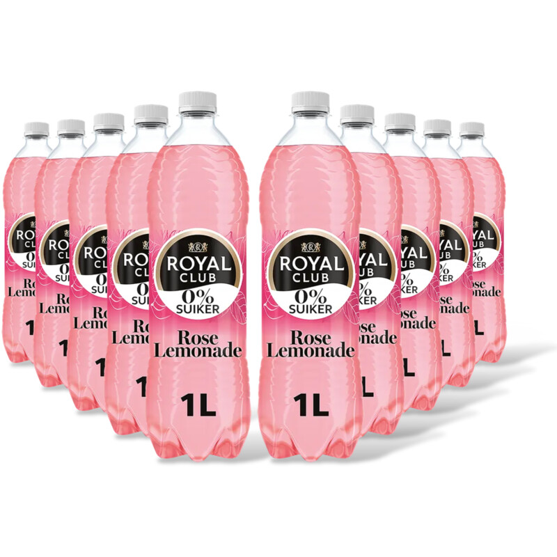 Royal Club Rose lemonade 0% suiker 10-pack