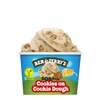 Ben & Jerry's Non-dairy cookies on cookie dough