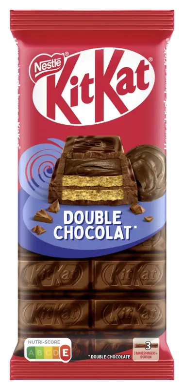 Kitkat Melkchocoladereep double chocolate