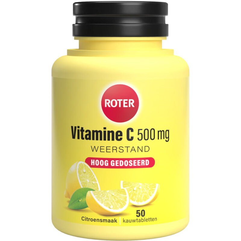 Een afbeelding van Roter Vitamine C 500 mg kauwtabletten citroen