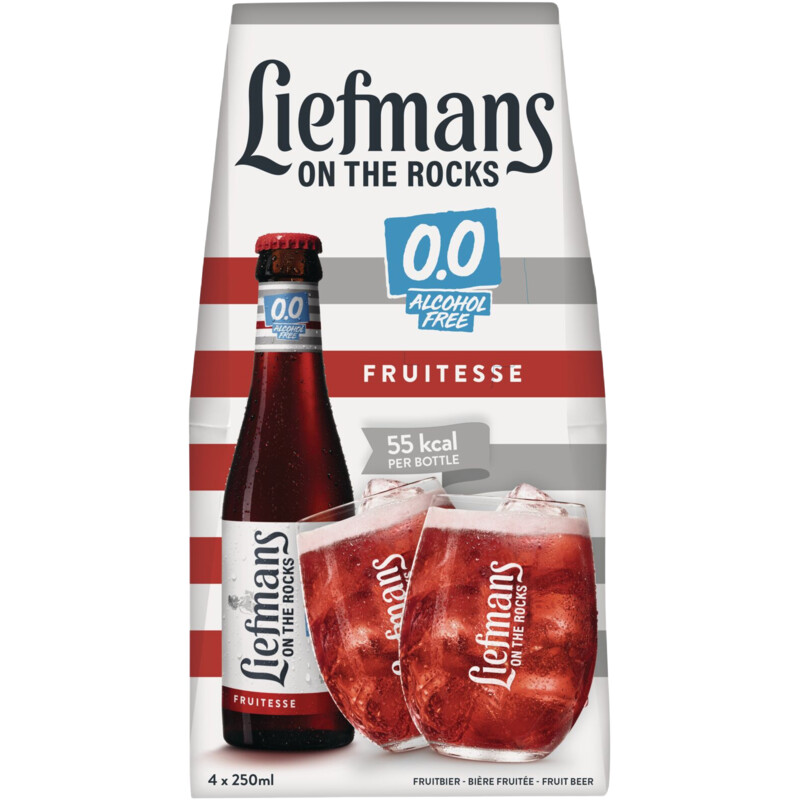 Een afbeelding van Liefmans On the rocks 0.0 4-pack