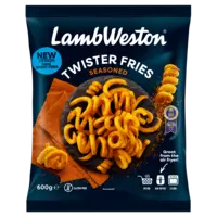 LambWeston Twister fries seasoned