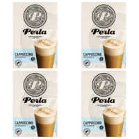 Perla Huisblends Cappuccino oploskoffie 4-pack