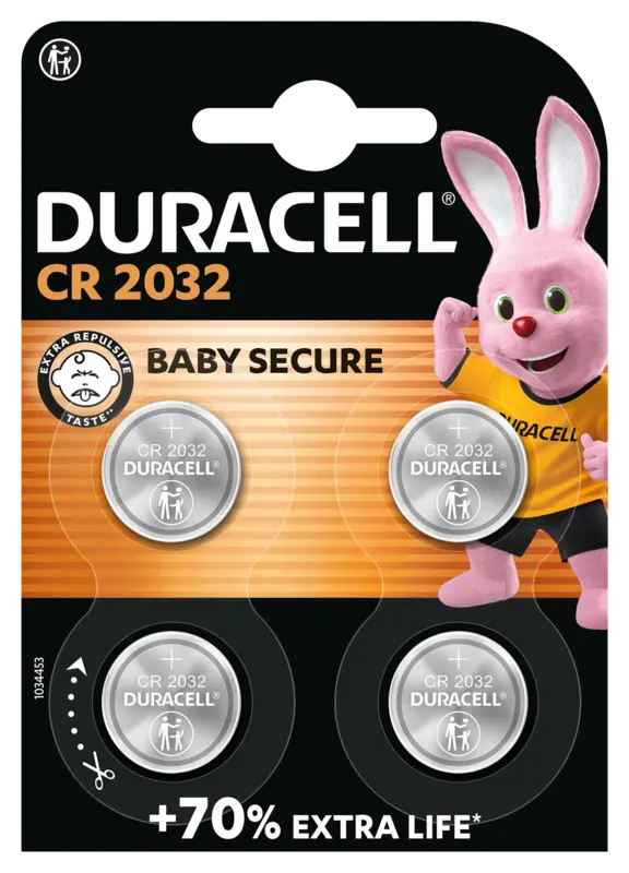 Duracell 2032 Lithium-knoopcelbatterijen CR2032