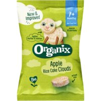 Een afbeelding van Organix Apple rice cake clouds 7m+