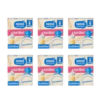 Nestlé Pyjamapapje aardbei 6m+ 6-pack