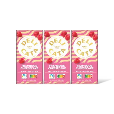 pdp-image-Delicata Reep wit chocola framboos cheesecake 3pk