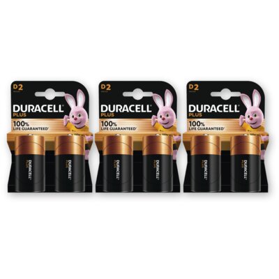 pdp-image-Duracell Plus D-alkaline batterijen LR20 3-pack