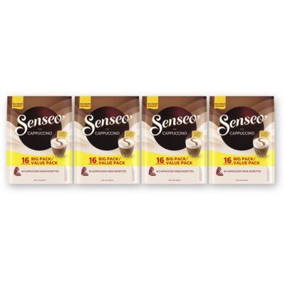 pdp-image-Senseo Cappuccino koffiepads voordeelpak 4-pack
