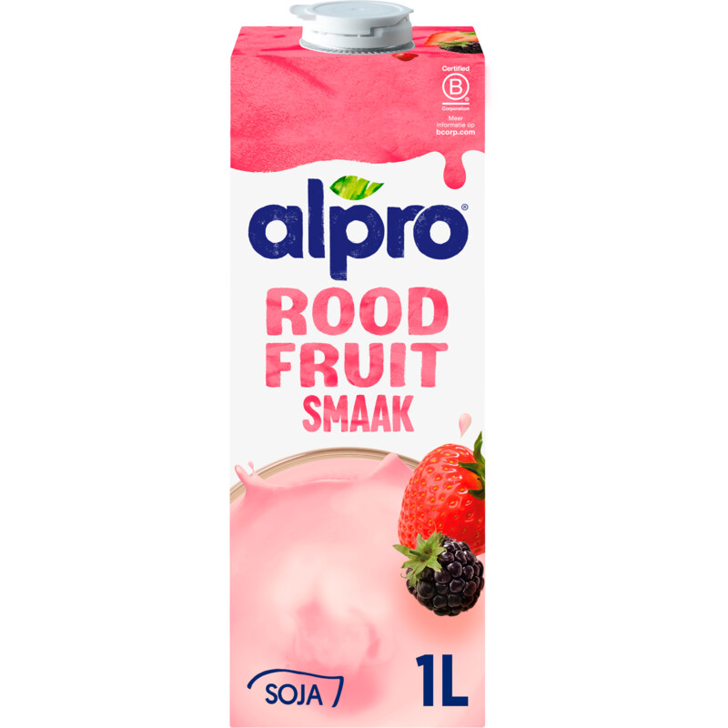 Alpro Sojadrink rode vruchten