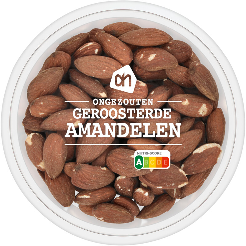 Een afbeelding van AH Geroosterde amandelen ongezouten