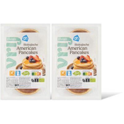 AH Glutenvrij Biologisch American pancakes 2-pack