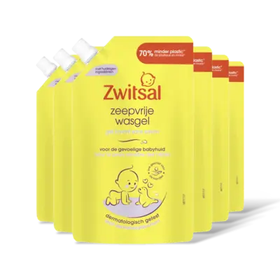 pdp-image-Zwitsal Baby zeepvrije wasgel navulpak 6-pack