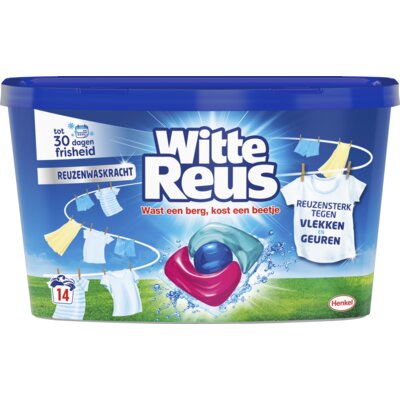 pdp-image-Witte Reus White 3+1 power wasmiddel capsules wit