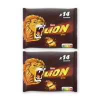 Lion Mini melkchocolade uitdeelzak 2-pack