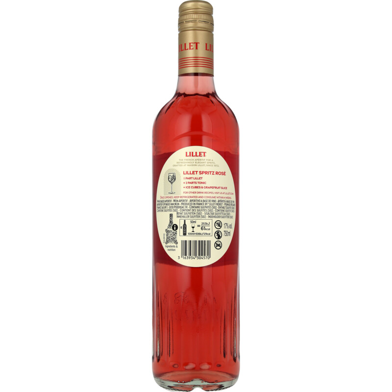 Een afbeelding van Lillet Rosé