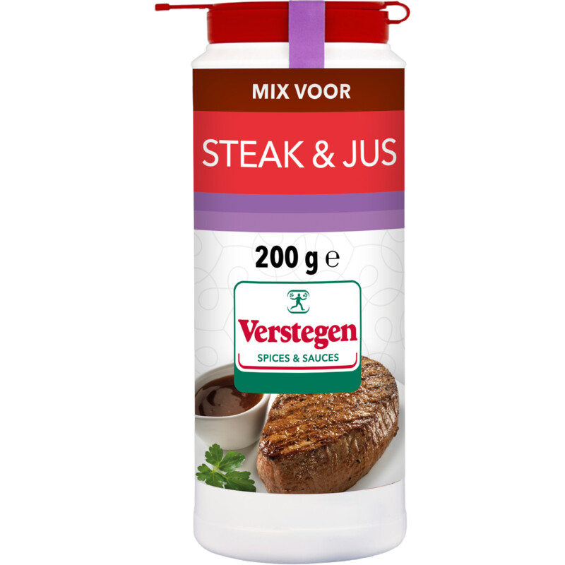 Een afbeelding van Verstegen Kruidenmix voor steak & jus