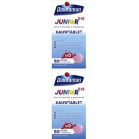 Een afbeelding van Davitamon Multivitamine Framboos 2-pack