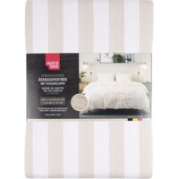 Tutti Mistral Home Dekbedovertrek beige streep 240x200cm