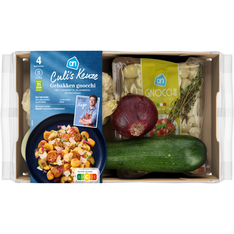 Een afbeelding van AH Culi's gebakken gnocchi verspakket