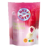 Delicata Dipped delights framboos witte chocolade