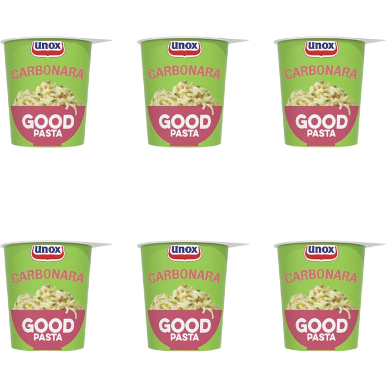Een afbeelding van Unox Good Pasta Spaghetti Carbonara 6-pack