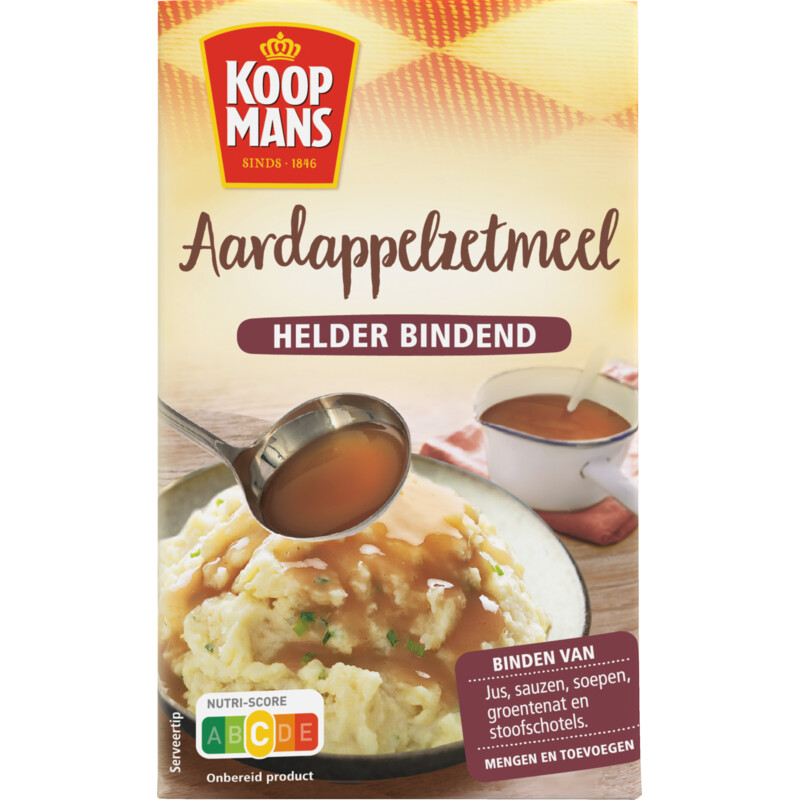 Koopmans Aardappelzetmeel helder bindend