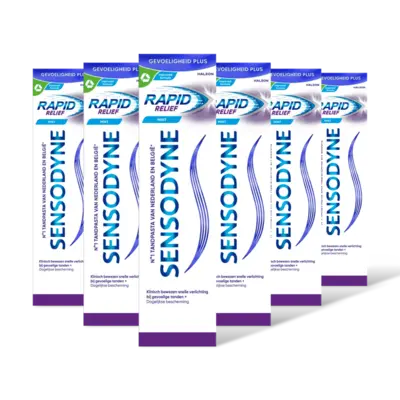 pdp-image-Sensodyne Rapid relief dagelijkse tandpasta 6-pack