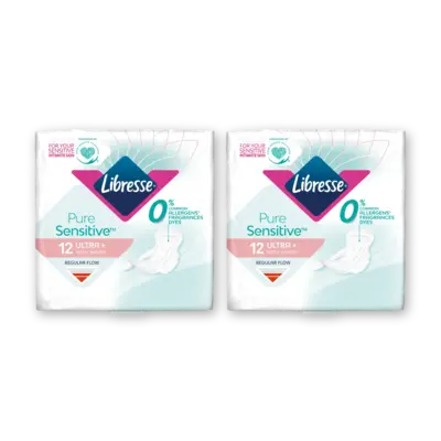 pdp-image-Libresse Pure sens ultra+ wings maandverband 2pck