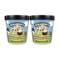 Ben & Jerry's Brookieees and cream 2-pack