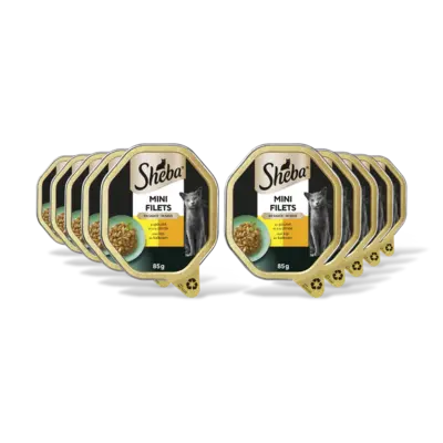pdp-image-Sheba Mini filets n saus kip & kalkoen 10-pack