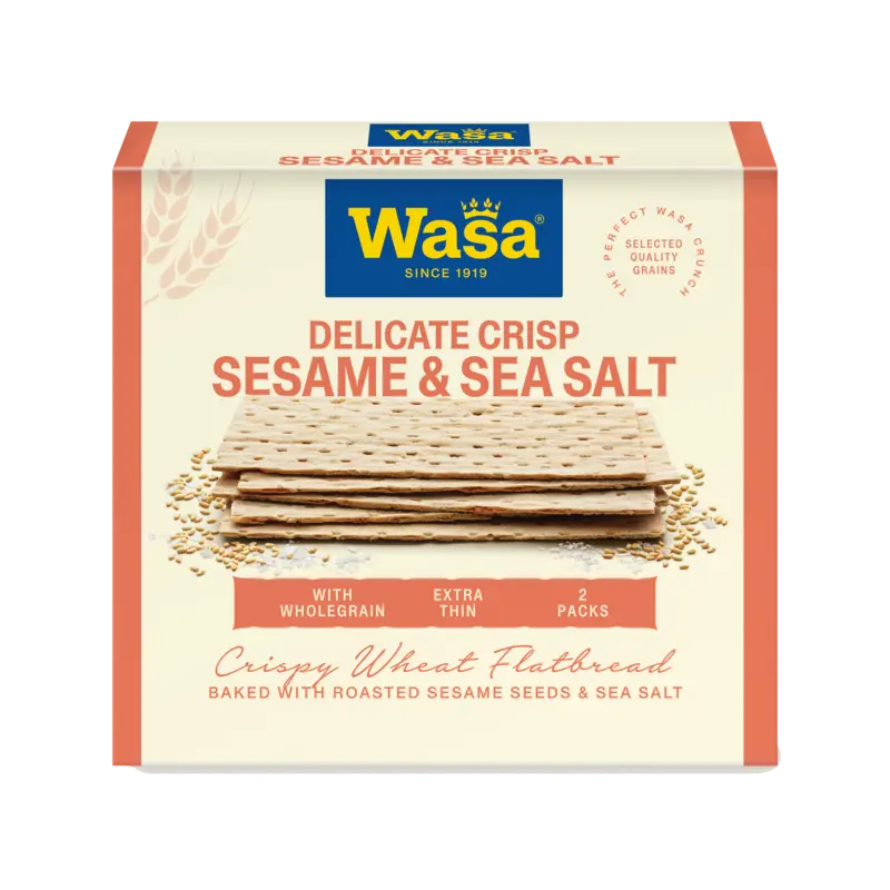 Wasa Delicate crisp sesame & seasalt