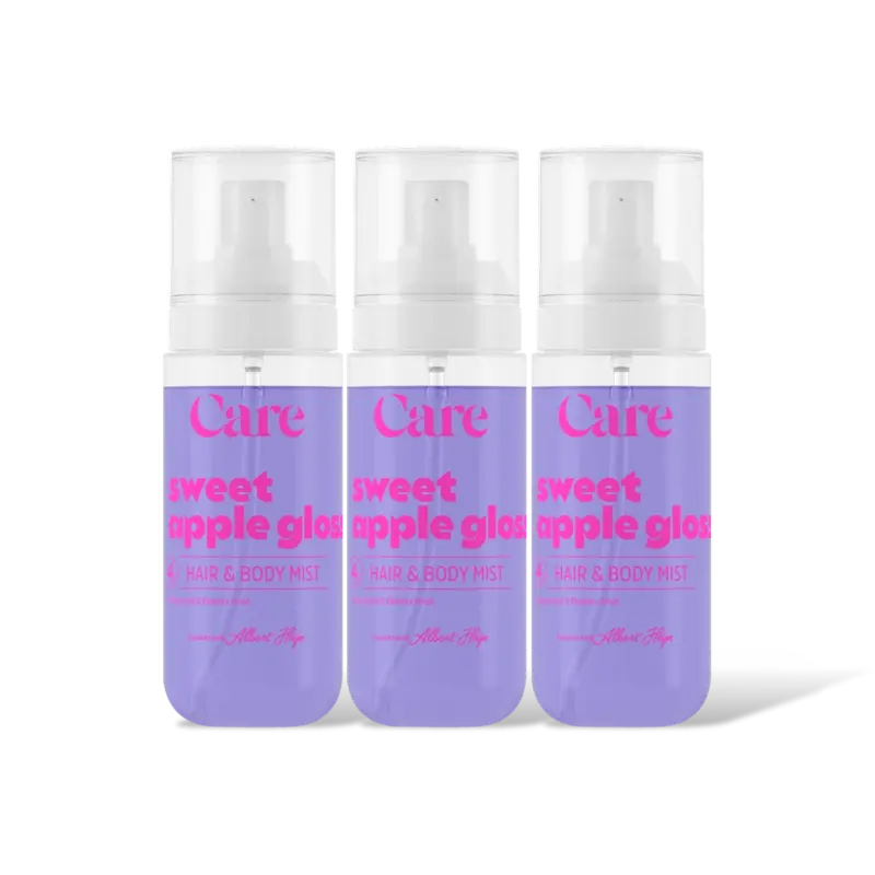 Sweet apple gloss hair & body mist 3-pck