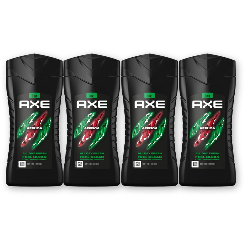 Axe Africa showergel 4-pack