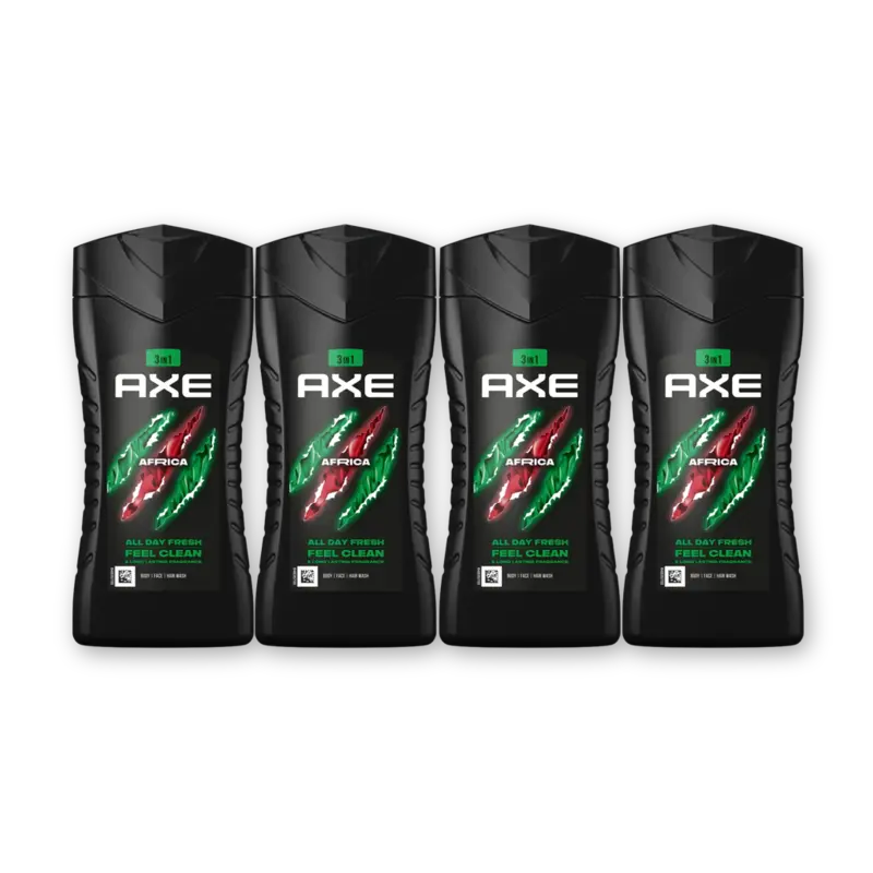 Axe Africa showergel 4-pack