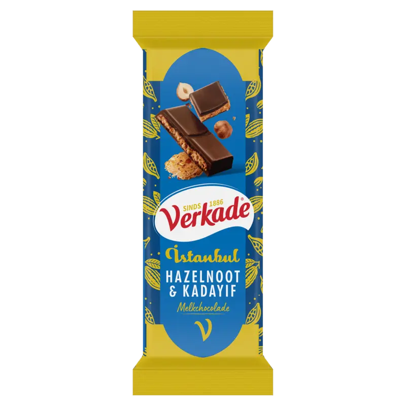 Verkade Istanbul hazelnoot & kadayif reep