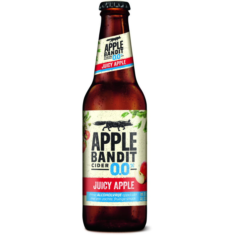 Een afbeelding van Apple Bandit Cider juicy apple 0.0