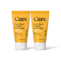 Care Sun face cream anti-age spf50 2-pack