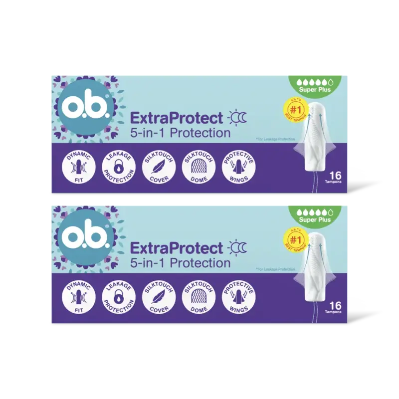 o.b. Extra Protect Super Plus 2-pack