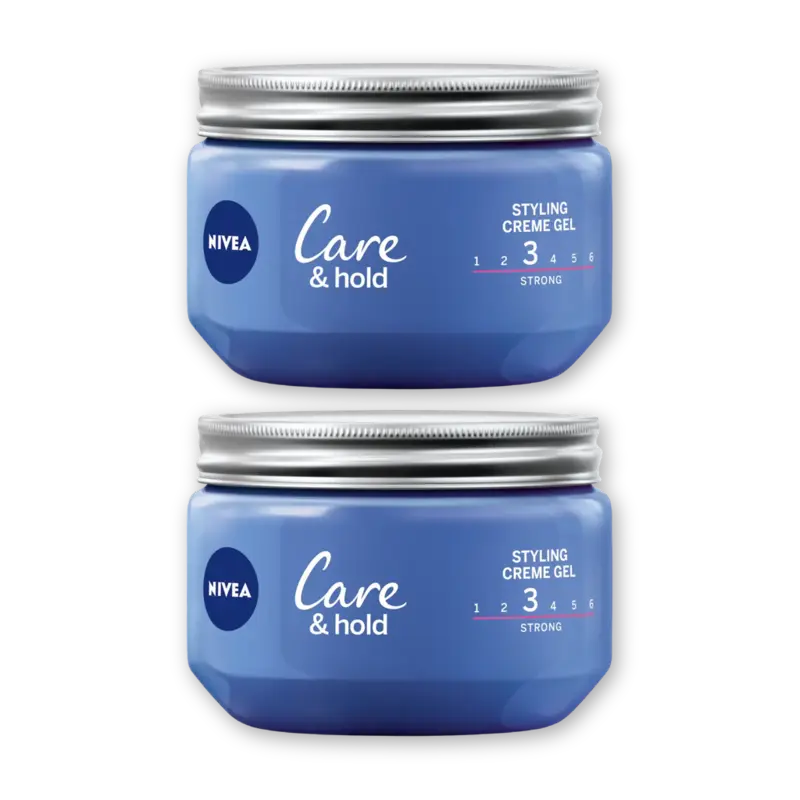 NIVEA Care & hold styling creme gel 2-pack