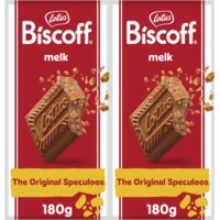 Lotus Biscoff Speculoos melkchocolade stukjes 2-pack