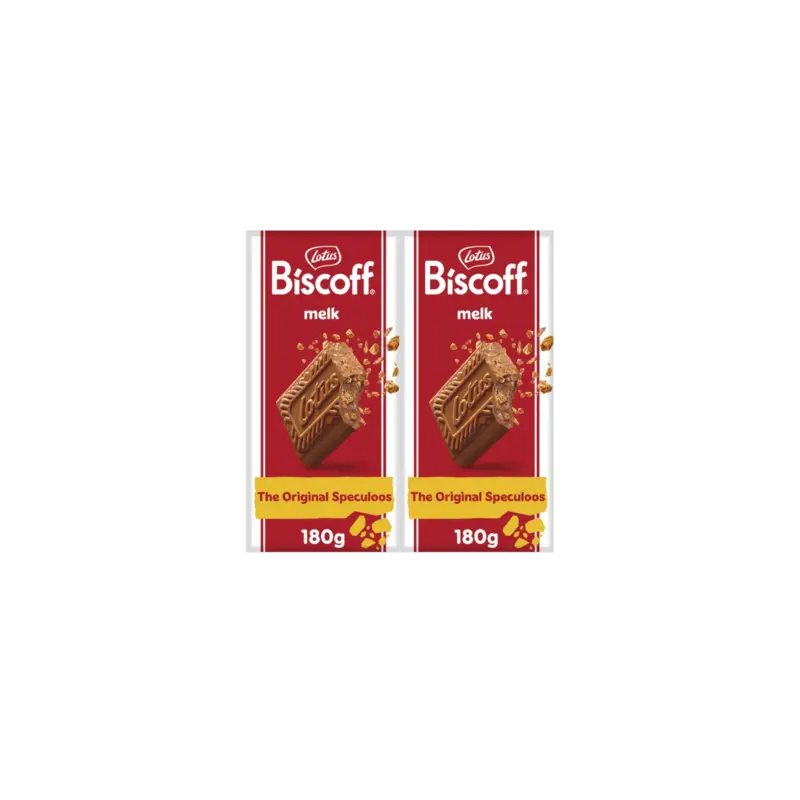 Speculoos melkchocolade stukjes 2-pack