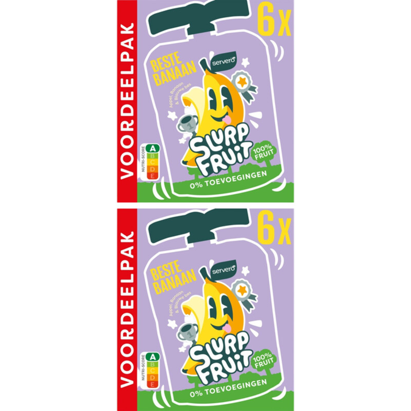 Een afbeelding van Servero Slurpfruit beste banaan vp 2x