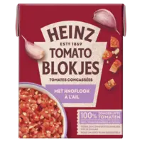 Heinz Tomaten blokjes met knoflook