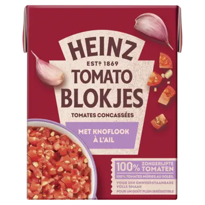 pdp-image-Heinz Tomaten blokjes met knoflook