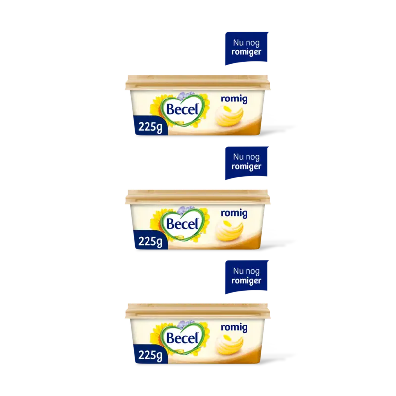 Becel Romig palmolievrij 3-pack